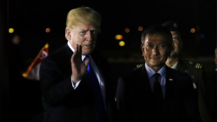 Ông Trump và ông Kim Jong Un đã tới Singapore để có cuộc gặp lịch sử - Ảnh 1.