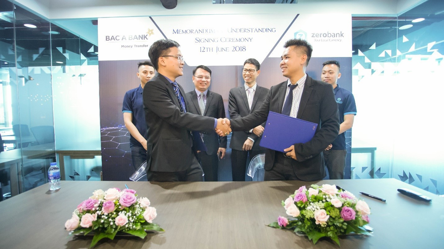 Kiều hối Bắc Á gần đây đã ký kết bản ghi nhớ hợp tác (MOU) với ZeroBank.