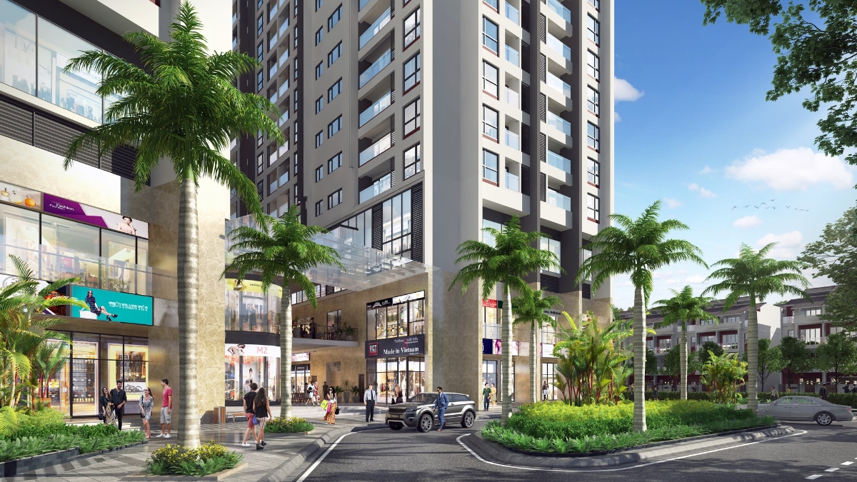 Tòa B của dự án Green Pearl.