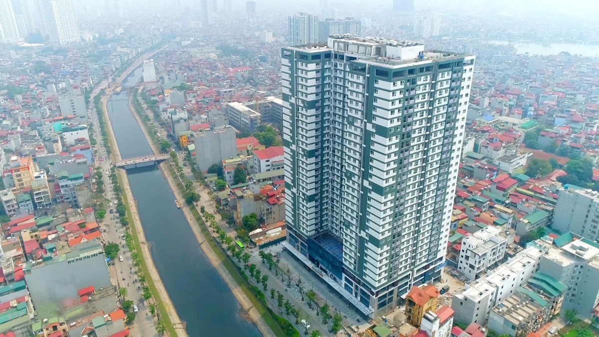 Riverside Garden đã xây xong toàn bộ dự án và hoàn thiện các tiện ích.