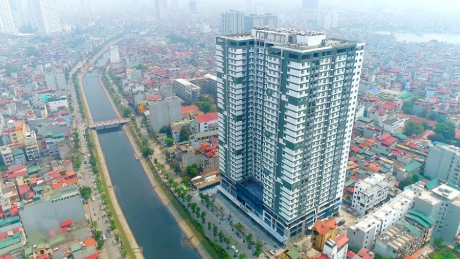 Riverside Garden đã xây xong toàn bộ dự án và hoàn thiện các tiện ích.