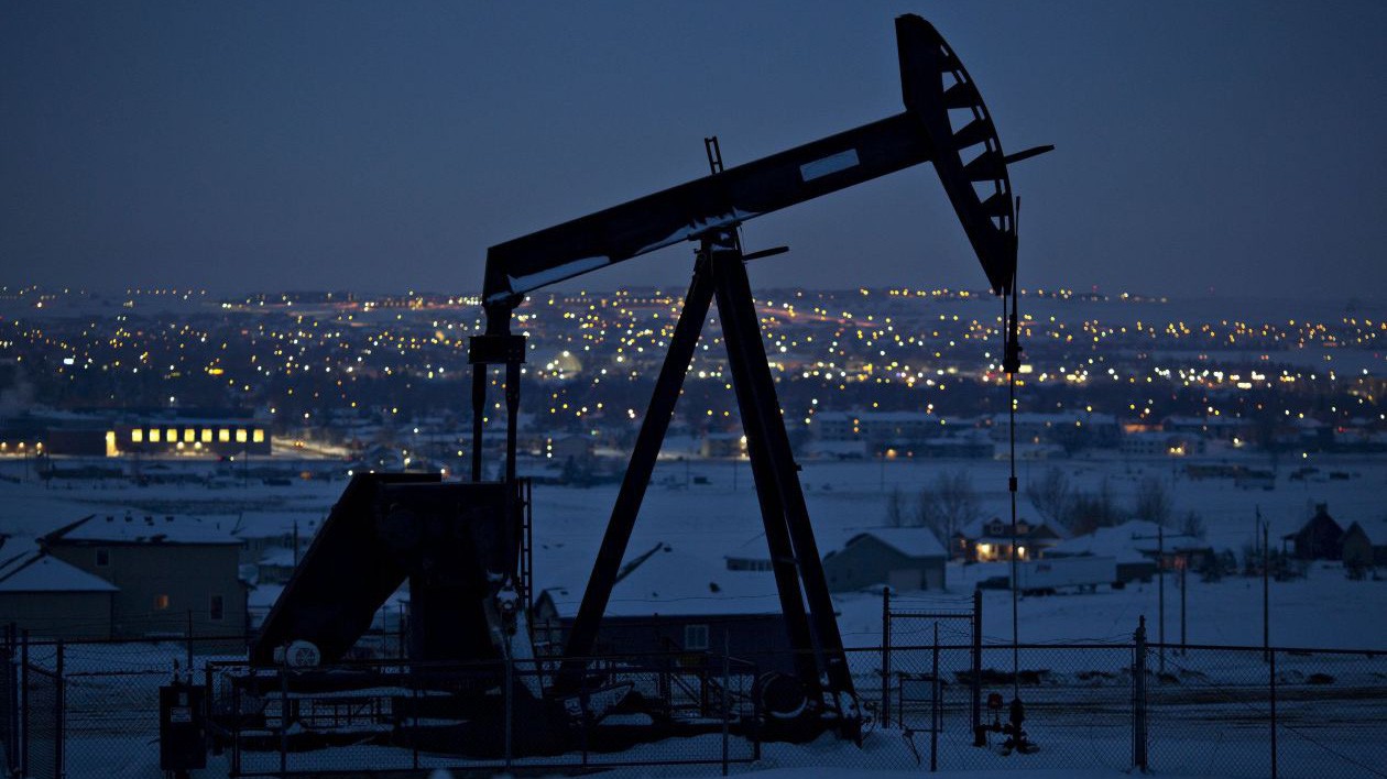 Một giếng dầu ỏ North Dakota, Mỹ, tháng 3/2018 - Ảnh: Bloomberg/WSJ.