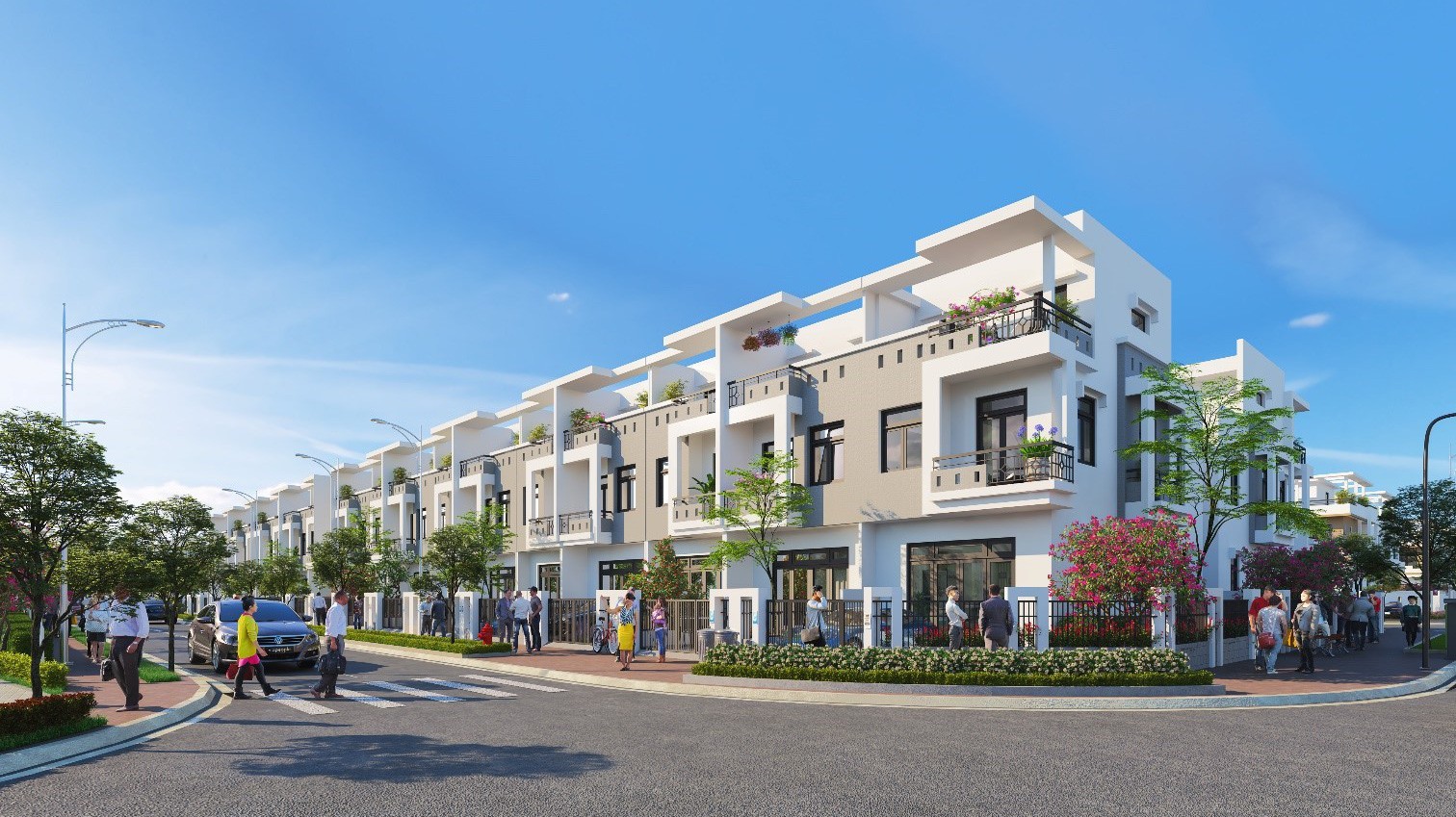 Viva Park có mức giá 1,8 tỷ đồng/căn nhà phố sân vườn xây sẵn (1 trệt 2 lầu). 