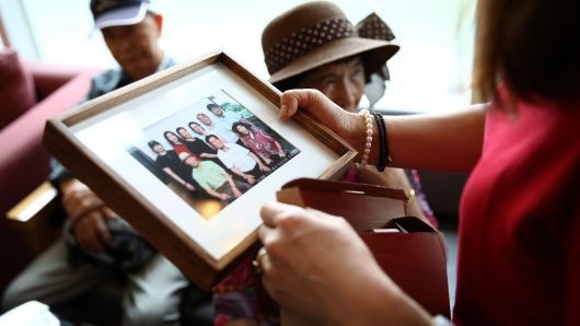 Những người Hàn Quốc tới Sokcho để chuẩn bị sang Triều Tiên đoàn tụ với người thân, ngày 19/8 - Ảnh:Getty/CNBC.