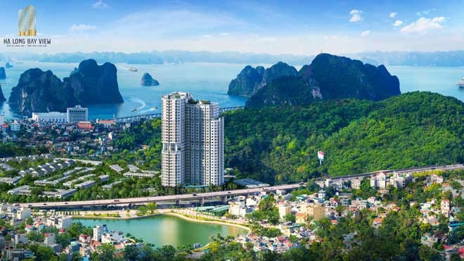 Phối cảnh dự án căn hộ khách sạn Ha Long Bay view.