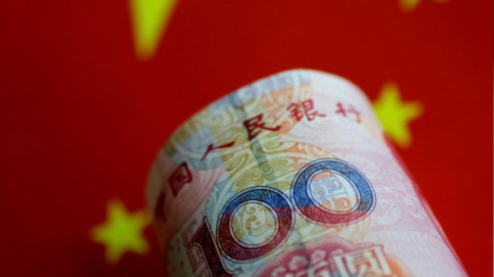 Trong tháng 8, đồng Nhân dân tệ giảm giá tháng thứ 5 liên tiếp - Ảnh: Reuters.