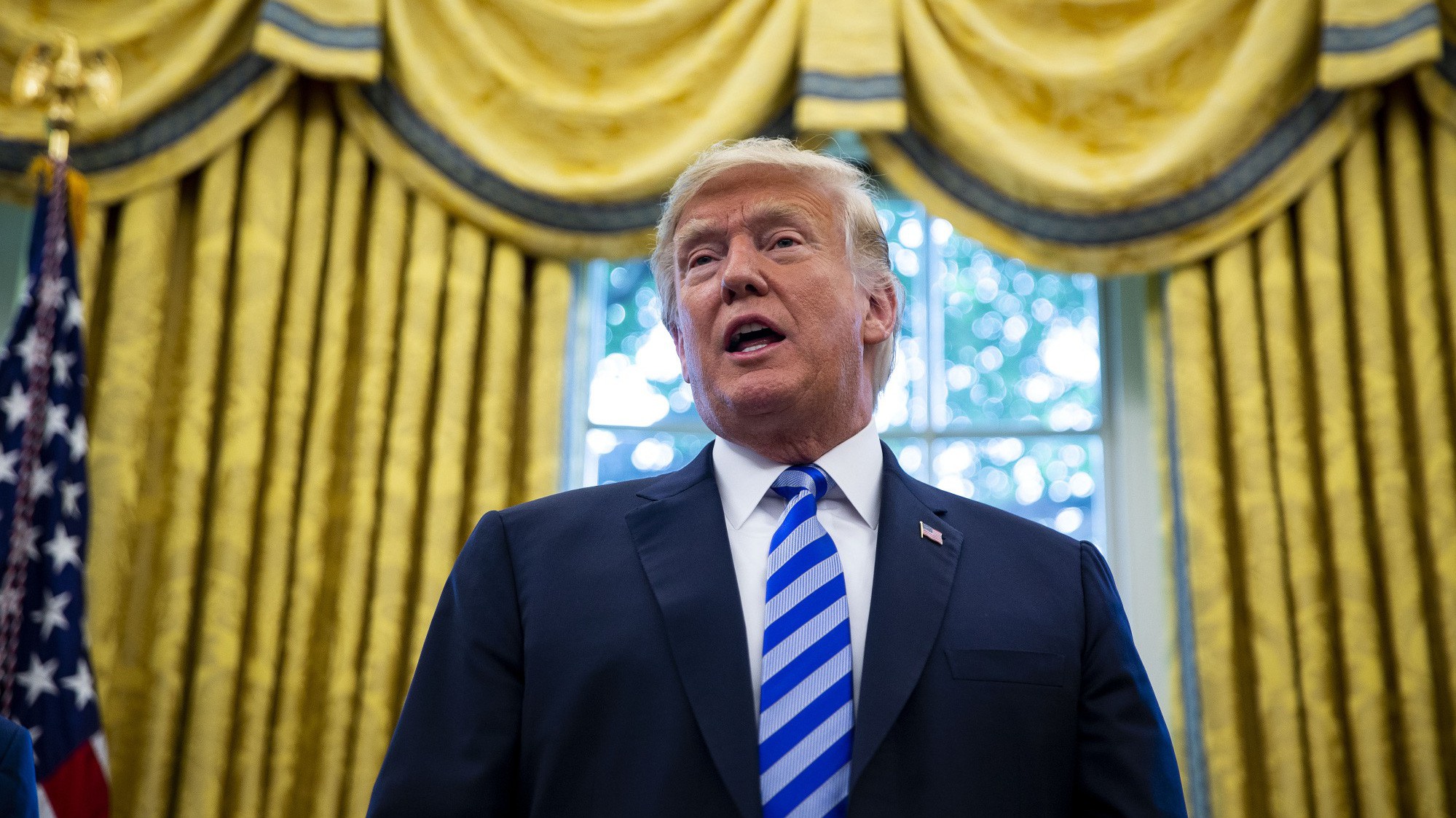 Tổng thống Mỹ Donald Trump - Ảnh: Bloomberg.