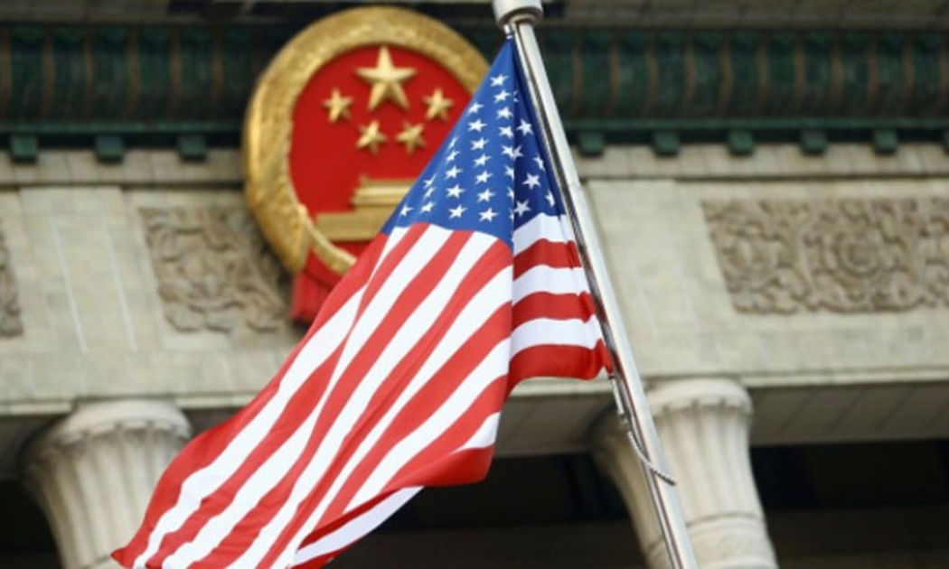Cờ Mỹ trong một sự kiện ở Bắc Kinh, Trung Quốc, tháng 11/2017 - Ảnh: Reuters.