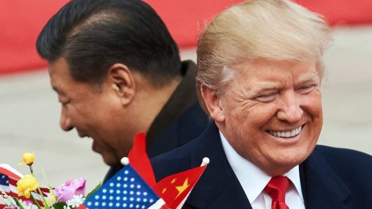 Chủ tịch Trung Quốc Tập Cận Bình (trái) và Tổng thống Mỹ Donald Trump - Ảnh: Tass/Getty/CNBC.