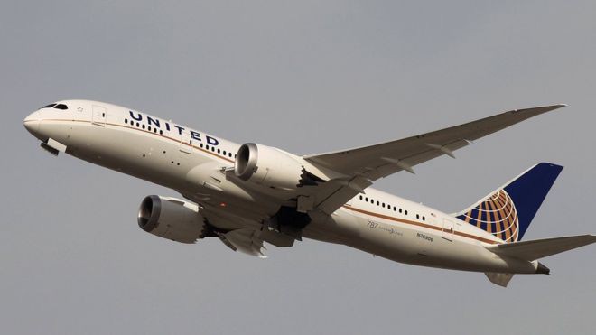 Một máy bay của hãng United Airlines - Ảnh: Getty/BBC.