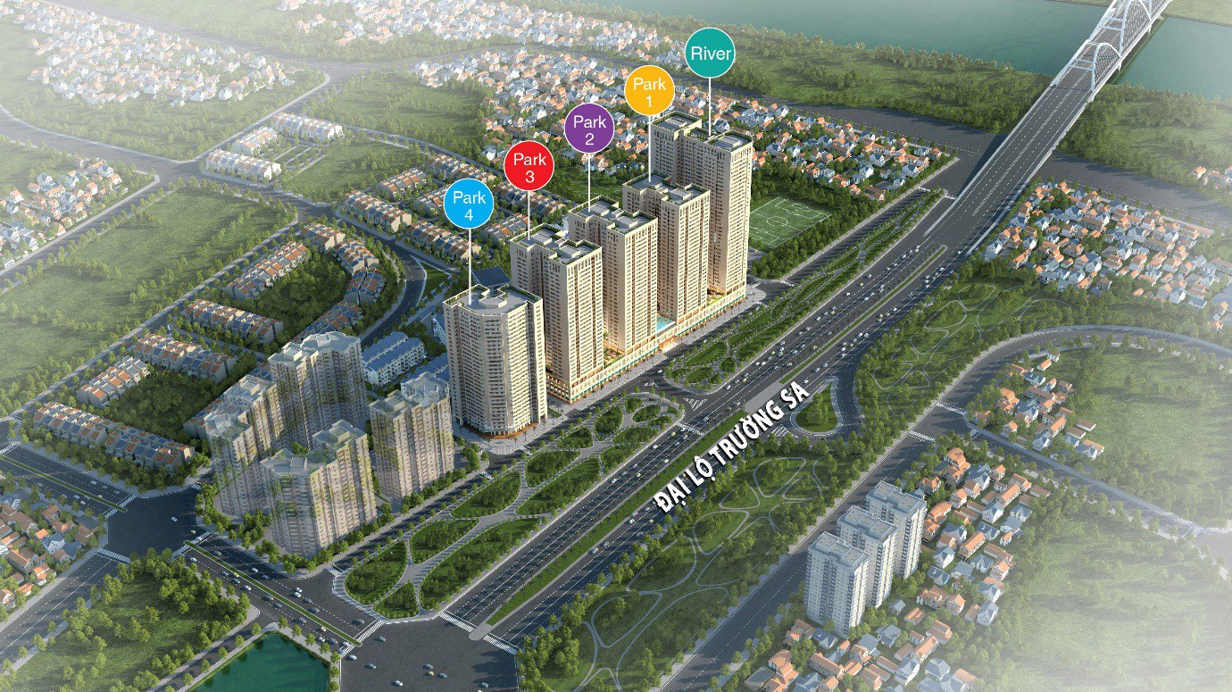 Phối cảnh Khu đô thị cao cấp Eurowindow River Park, Đông Hội, Hà Nội.