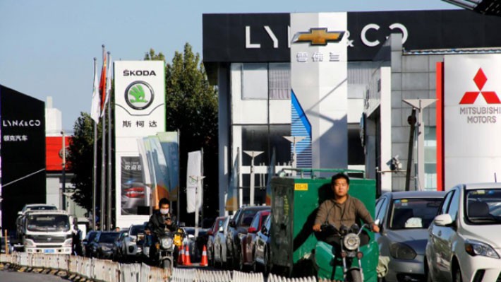Ngành ôtô vốn là một đầu tàu tăng trưởng chính của nền kinh tế Trung Quốc - Ảnh: Reuters.