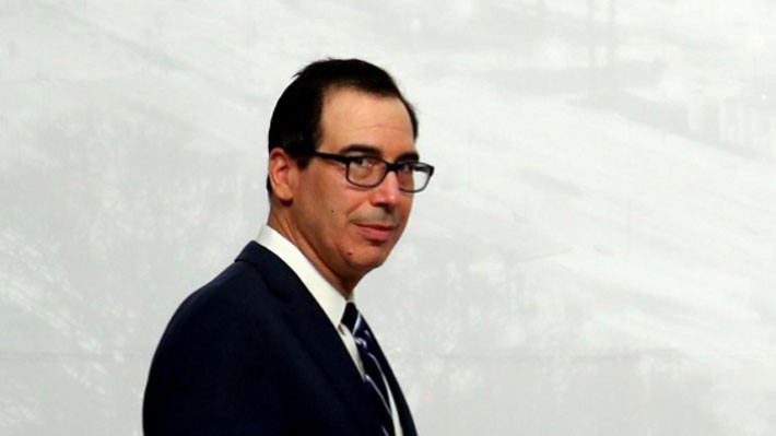 Bộ trưởng Bộ Tài chính Mỹ Steven Mnuchin - Ảnh: Reuters.