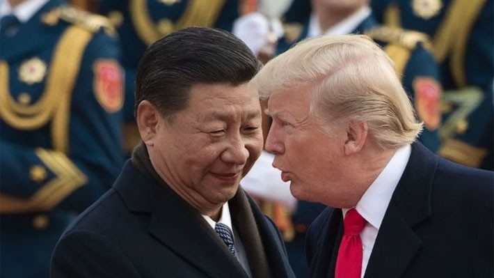 Chủ tịch Trung Quốc Tập Cận Bình (trái) và Tổng thống Mỹ Donald Trump - Ảnh: AP/SMCP.