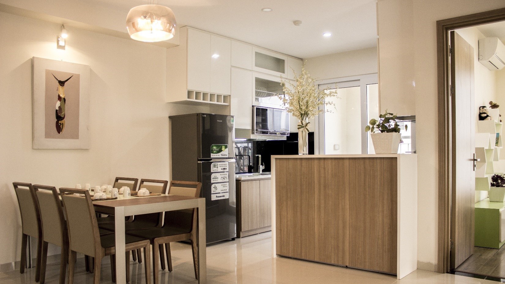 Căn hộ Sun Square rộng rãi và ngập tràn ánh sáng tự nhiên.