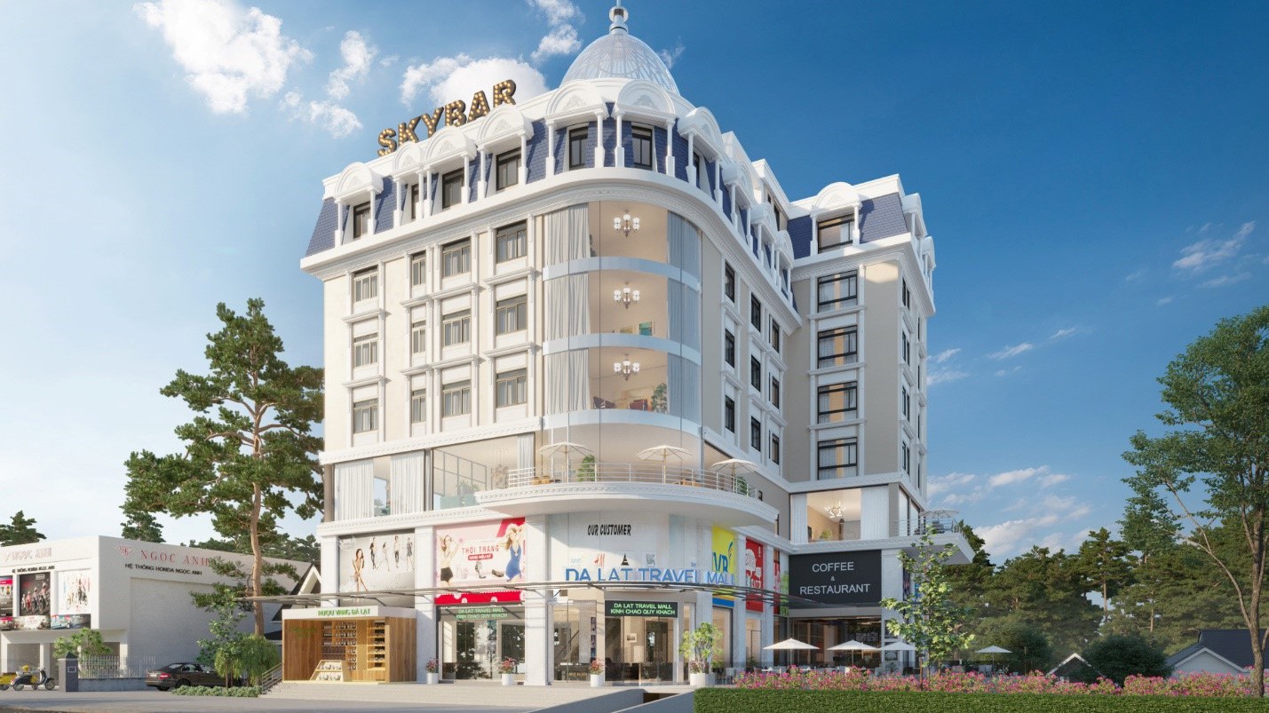 Phối cảnh Đà Lạt Travel Mall.