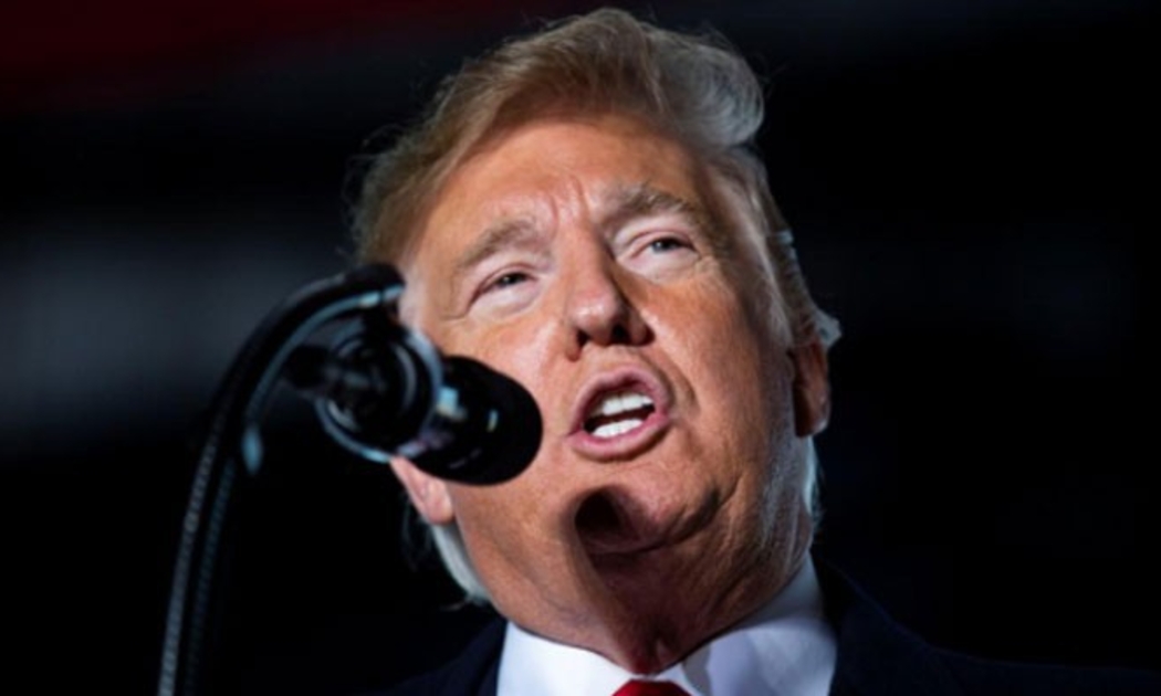 Tổng thống Mỹ Donald Trump trong một cuộc vận động ủng hộ ở bang Illinois hôm 27/10 - Ảnh: Reuters.