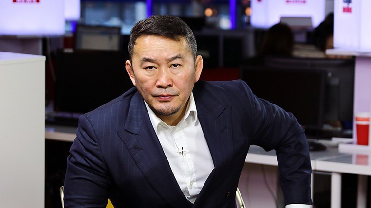 Tổng thống Mông Cổ Khaltmaa Battulga - Ảnh: AKIpress.