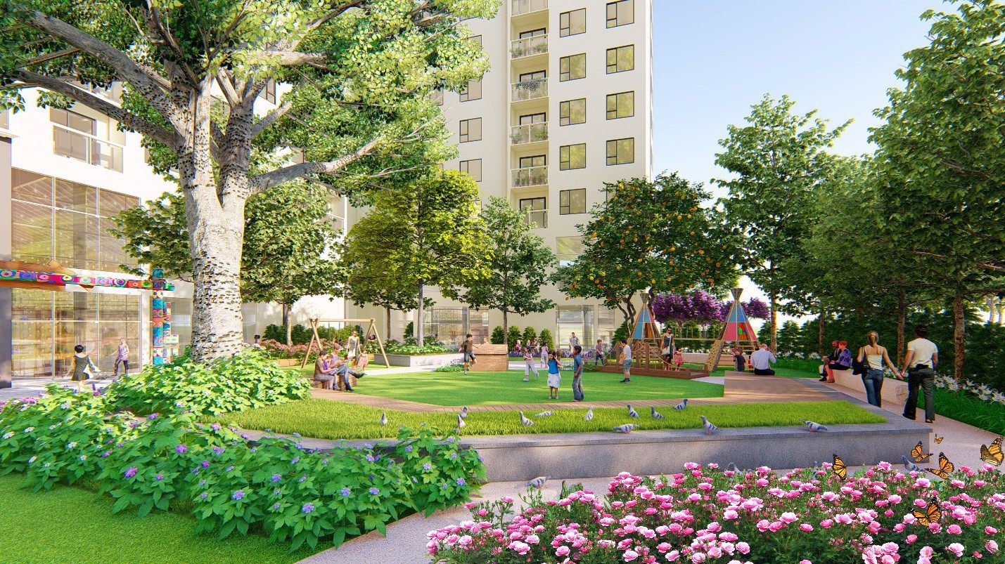 Anland Premium còn "xanh" ở thiết kế xây dựng theo tiêu chuẩn chứng chỉ EDGE (Chứng chỉ Tiêu chuẩn xanh được cấp bởi IFC - tổ chức thuộc Ngân hàng Thế giới). 