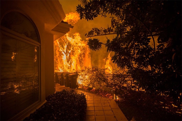 Cận cảnh vụ cháy rừng lịch sử khiến ít nhất 31 người thiệt mạng ở California - Ảnh 1.