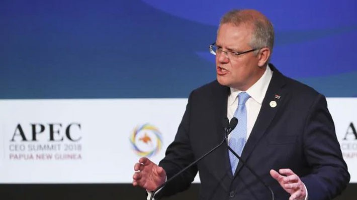 Thủ tướng Australia Scott Morrison - Ảnh: AP.