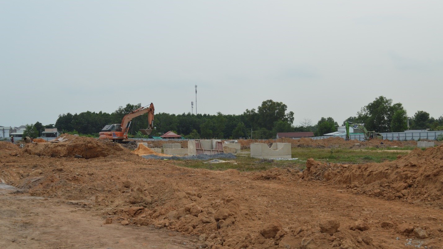 Hệ thống hạ tầng của Eco Town Long Thành đang thi công khá nhanh. Dự án này đang được nhiều khách hàng quan tâm với mức thanh toán đợt đầu chỉ 630 triệu đồng (50%).