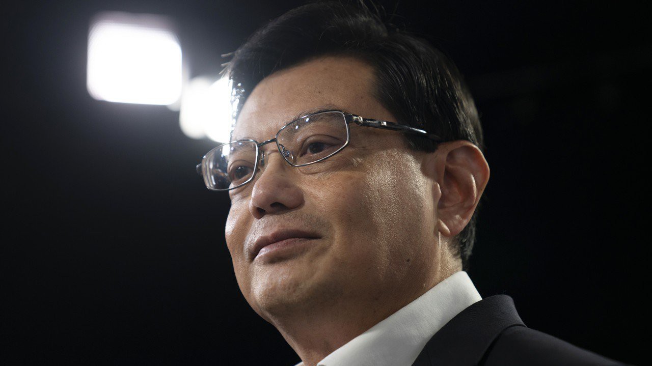 Ông Vương Thụy Kiệt, Phó tổng bí thư thứ nhất Đảng Hành động nhân dân (PAP) cầm quyền của Singapore - Ảnh: Bloomberg/SCMP.