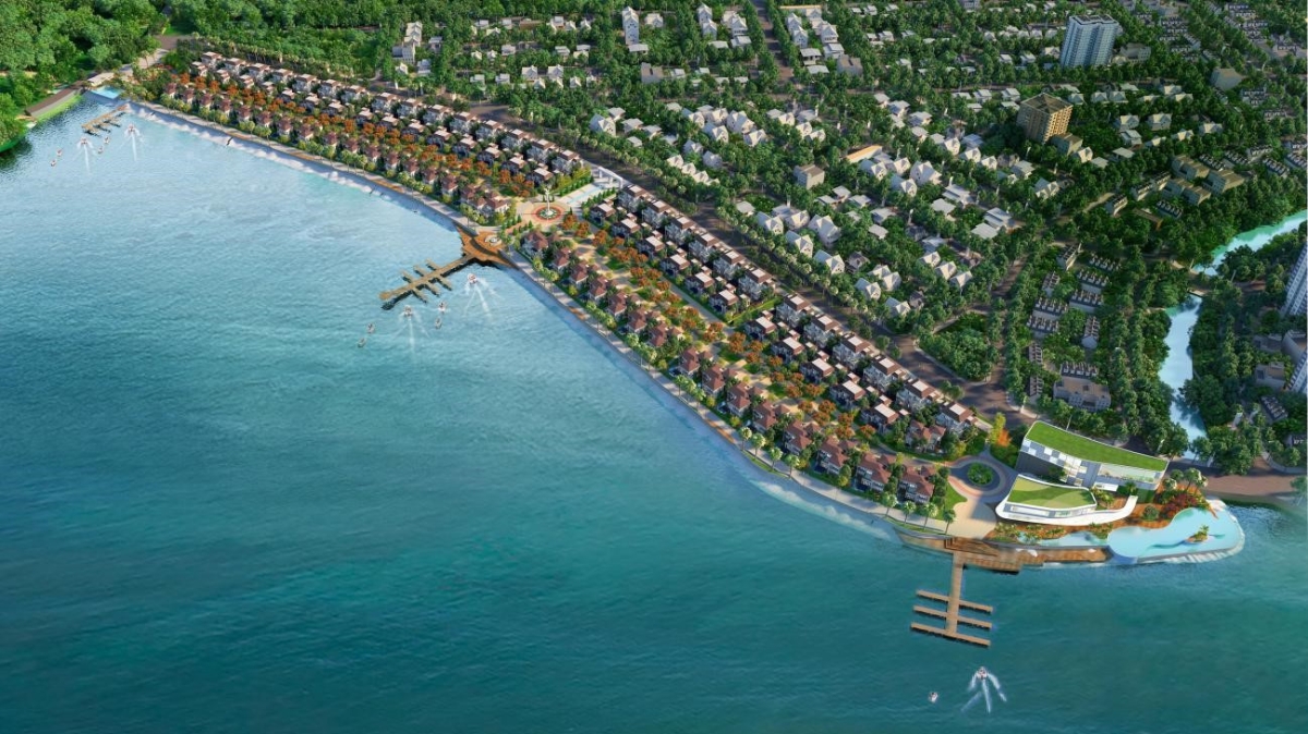 Ha Tien Venice Villas có quy mô 9ha, cung cấp ra thị trường nguồn cung 125 căn biệt thự nằm sát bên vịnh biển.