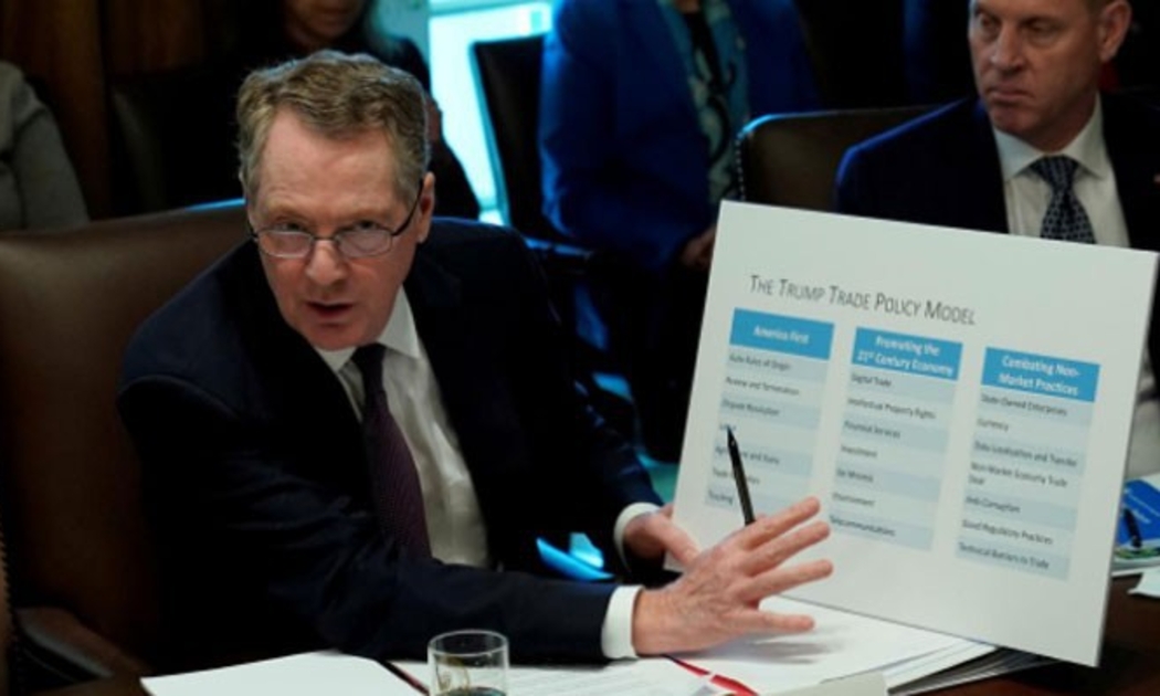 Đại diện thương mại Mỹ Robert Lighthizer - Ảnh: Reuters.