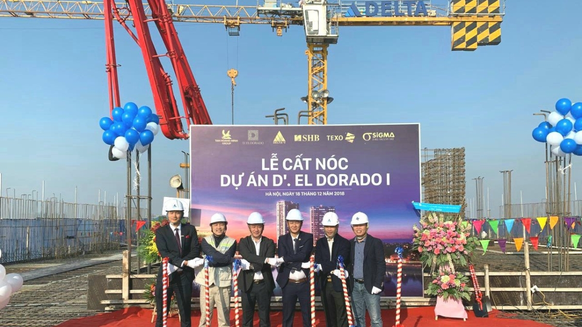 D'. El Dorado I là dự án bao gồm 27 tầng nổi và 4 tầng hầm với kiến trúc Châu Âu Tân Cổ điển sang trọng.