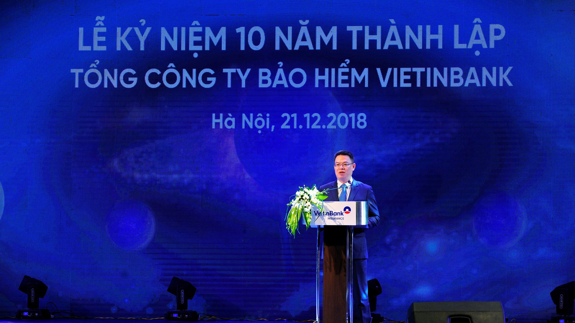 Ông Trần Minh Bình - Tổng giám đốc VietinBank phát biểu tại buổi Lễ.