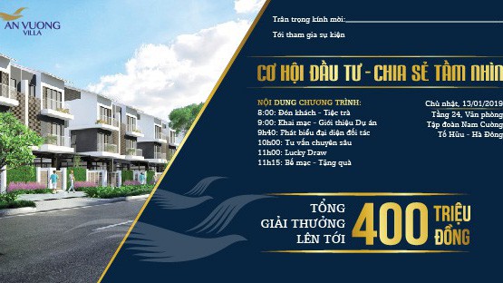 Sự kiện Cơ hội đầu tư - Chia sẻ tầm nhìn mang đến cơ hội mới cho giới đầu tư ngay đầu năm 2019.