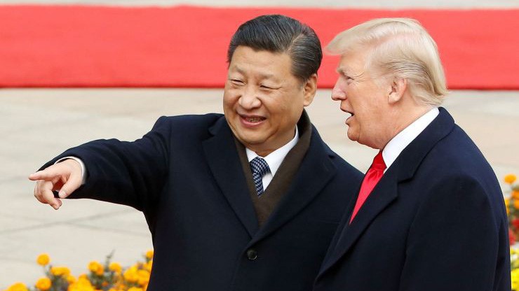 Chủ tịch Trung Quốc Tập Cận Bình (trái) và Tổng thống Donald Trump - Ảnh: Reuters/CNBC.