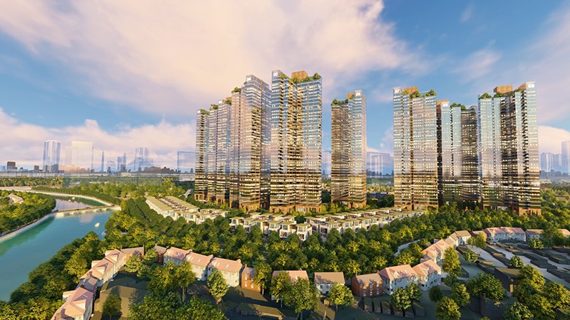 Phối cảnh tổng thể dự án Sunshine City Sài Gòn.