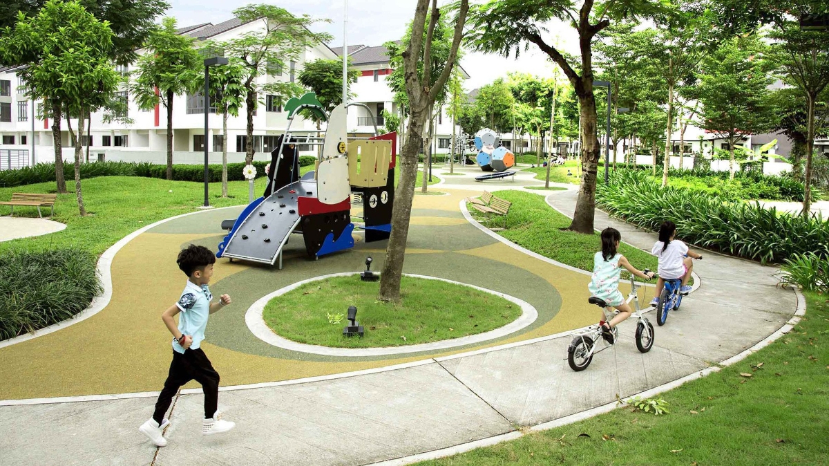 Cuộc sống cân bằng giữa không gian xanh và tiện ích dịch vụ lý tưởng tại Gamuda City - Hà Nội.