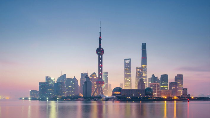 Thành phố Thượng Hải, trung tâm tài chính hàng đầu của Trung Quốc.