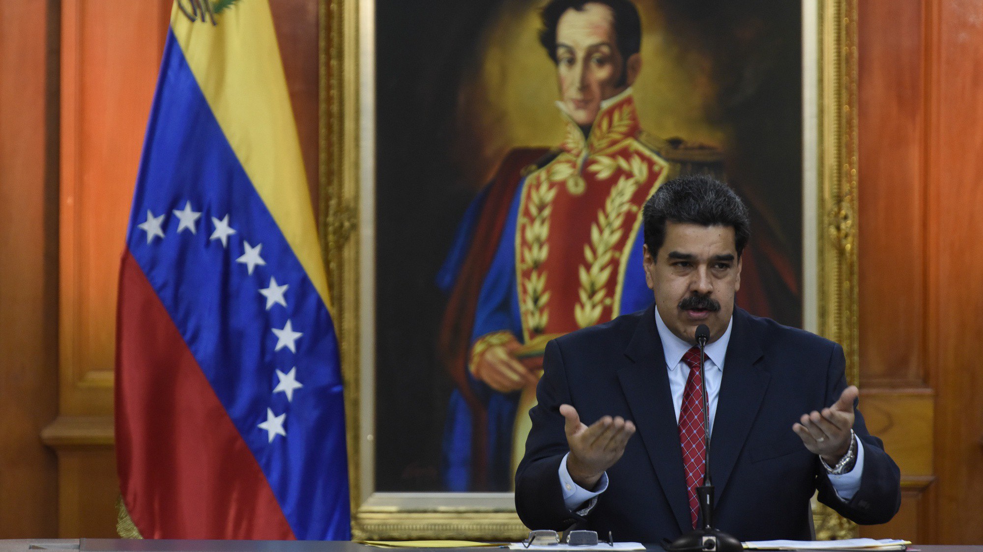 Tổng thống Nicolas Maduro của Venezuela - Ảnh: Bloomberg.