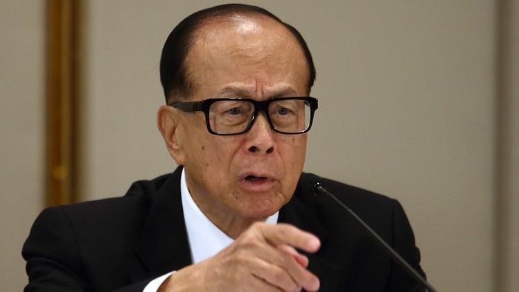 Tỷ phú Hồng Kông Lý Gia Thành - Ảnh: WSJ.