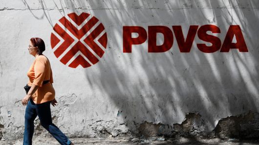 PDVSA, công ty dầu khí quốc gia Venezuela, mới đây đã bị Mỹ áp các biện pháp trừng phạt - Ảnh: Getty/CNBC.