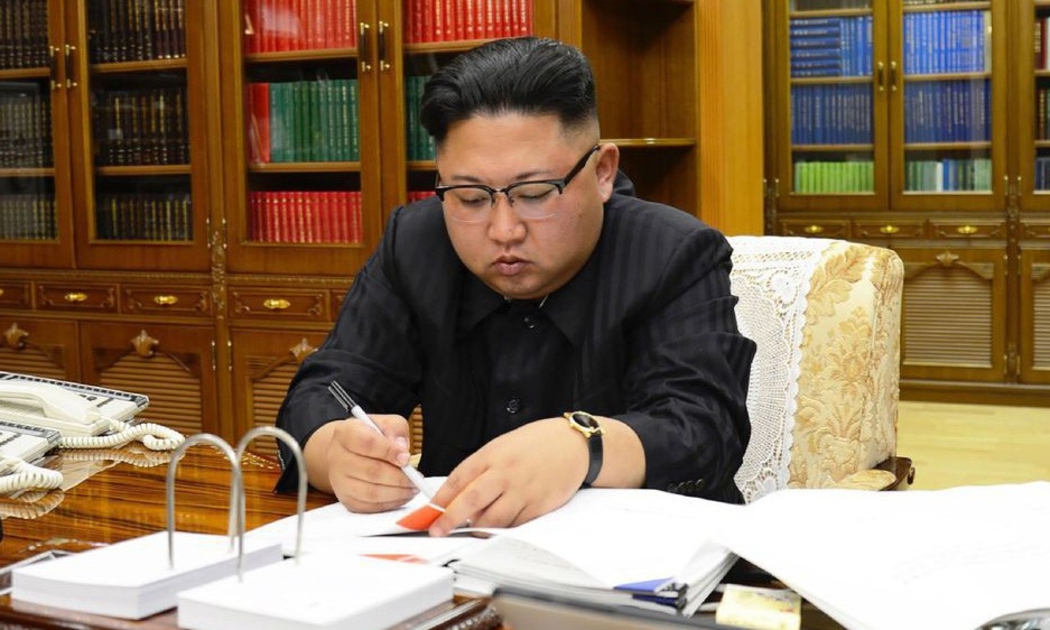 Nhà lãnh đạo Triều Tiên Kim Jong Un - Ảnh: KCNA/Bloomberg.