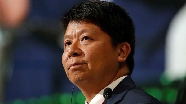 Chủ tịch luân phiên của Huawei, ông Guo Ping - Ảnh: Reuters.