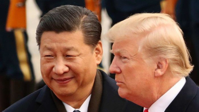 Chủ tịch Trung Quốc Tập Cận Bình (trái) và Tổng thống Mỹ Donald Trump - Ảnh: AP.