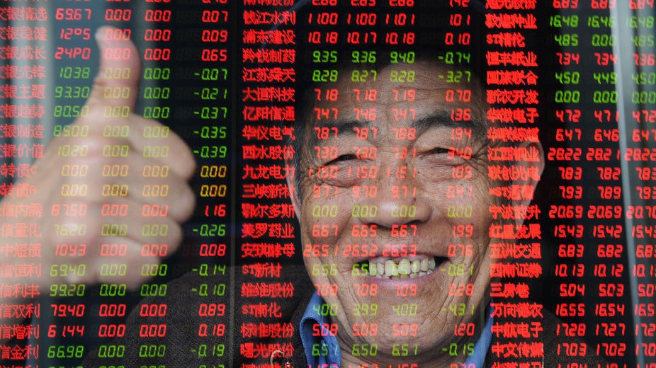 Từ đầu năm đến nay, giá trị vốn hóa của toàn thị trường chứng khoán Trung Quốc tăng thêm 1,5 nghìn tỷ USD - Ảnh: Bloomberg.