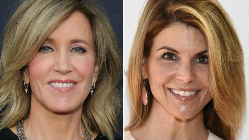 Fecility Huffman (trái) và Tori Loughlin, hai nữ diễn viên tham gia đường dây "chạy trường" vừa bị cơ quan chức năng Mỹ phát hiện.