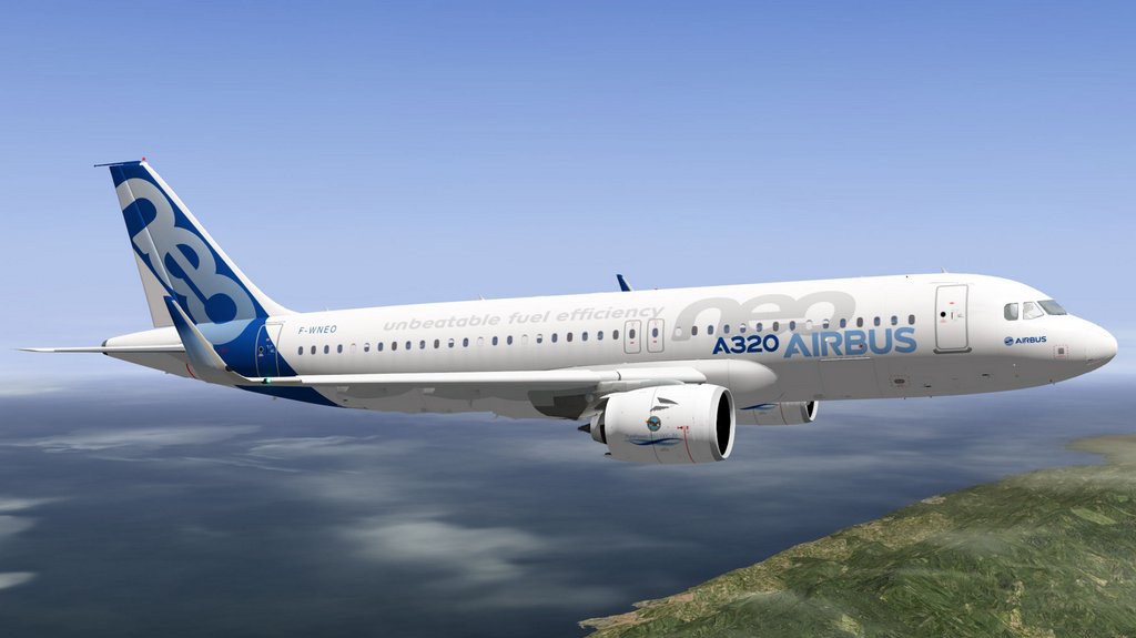 Một máy bay A320neo của Airbus.