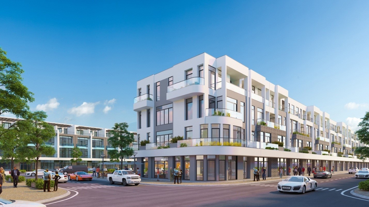 Phối cảnh Tiểu khu E, khu đô thị Kim Long City Đà Nẵng.