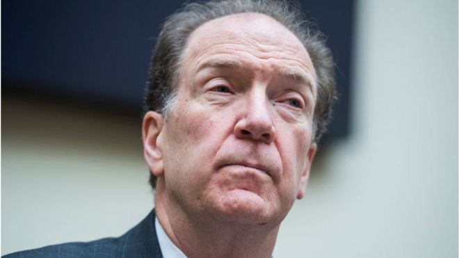 Ông David Malpass, tân Chủ tịch Ngân hàng Thế giới (WB) - Ảnh: BBC.