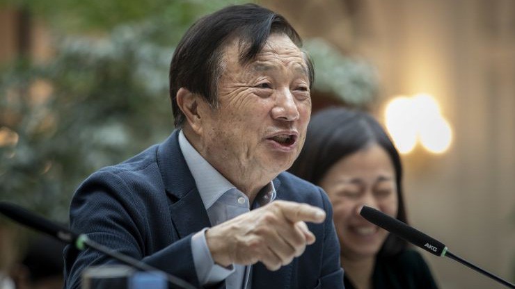 Nhà sáng lập Huawei Nhiệm Chính Phi - Ảnh: Bloomberg/CNBC.