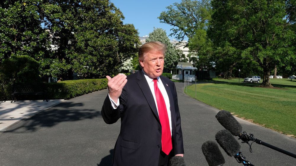 Tổng thống Mỹ Donald Trump - Ảnh: Bloomberg.