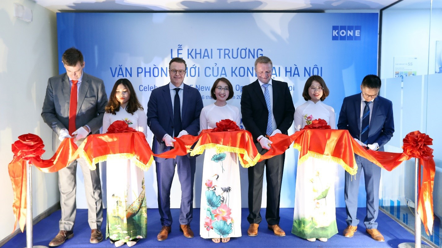 Văn phòng mới của KONE tọa lạc tại tầng 10, tháp B, tòa nhà Handi Resco Tower.